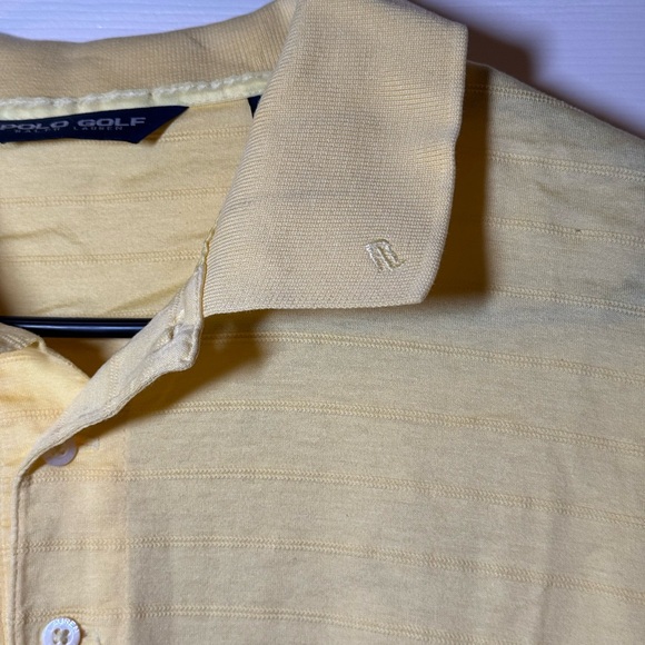 Polo Golf Vibrant Yellow Men's Polo Pima Cotton Shirt Size XL - Picture 3 of 5